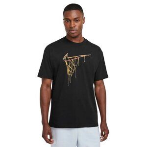 Nike Men's Max90 Basketball T-Shirt SS Crew Neck Black Size M NEW WITH TAGS!
